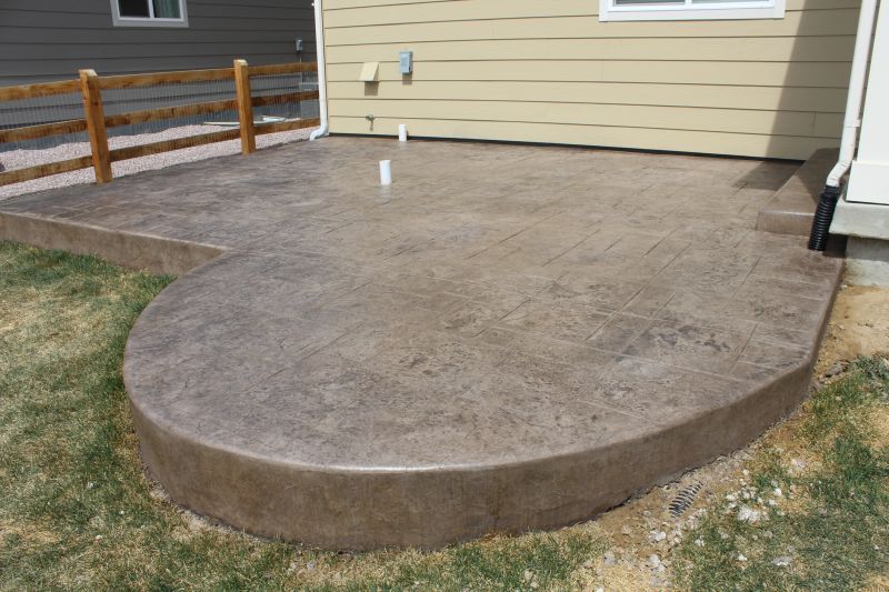 Stamped Concrete Pool Deck