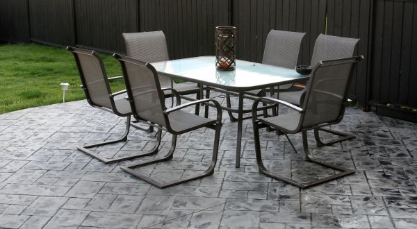 Porch Stamping in Danville